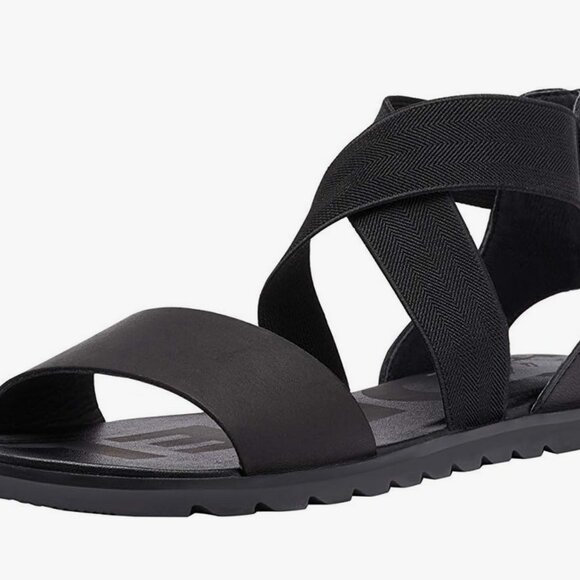 Sorel Women's Ella III Sandal in Black size 10 - Picture 5 of 10